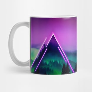 Neon Wilderness: A Journey into the Colorful Unknown Mug
